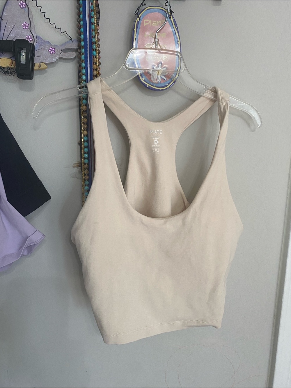 Organic MATE the Label Nude Racerback Bra